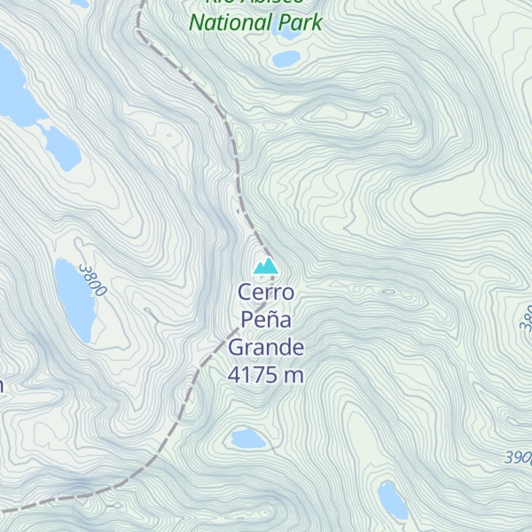 Map of Cerro Peña Grande