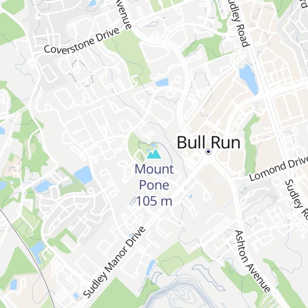 Map of Mount Pone