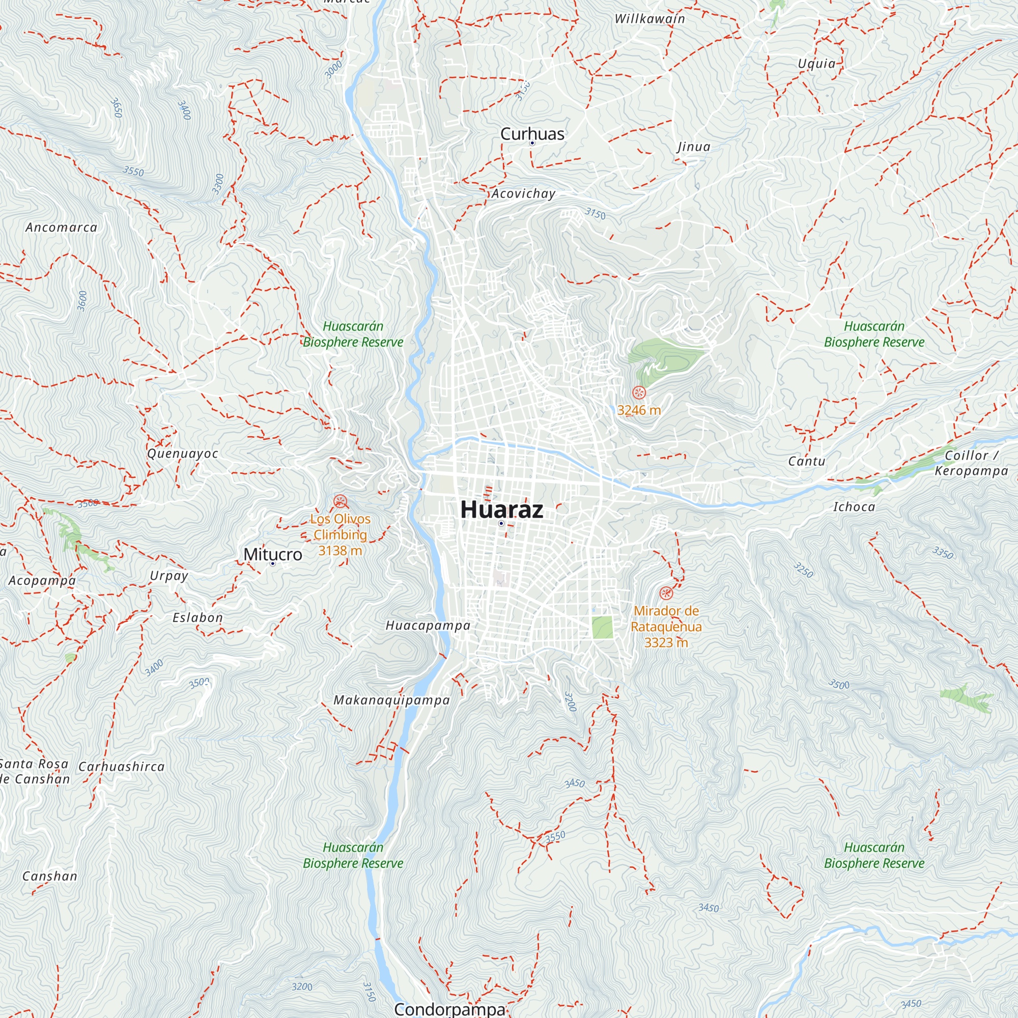 Information Touristica de la Montana map