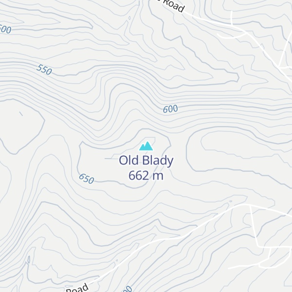 Map of Old Blady