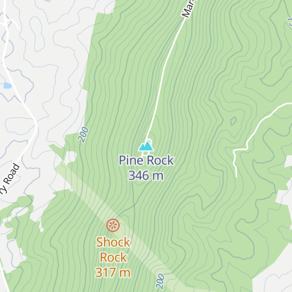 Map of Pine Rock