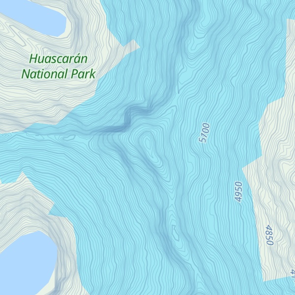 Map of Nevado Chajiaco