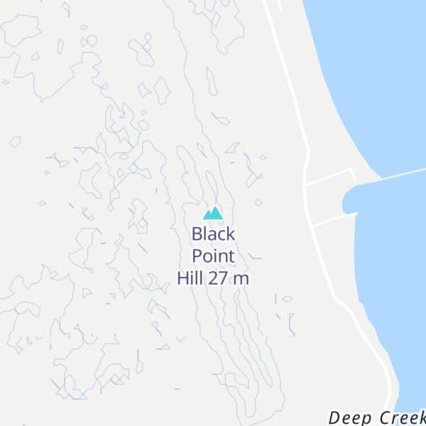 Map of Black Point Hill