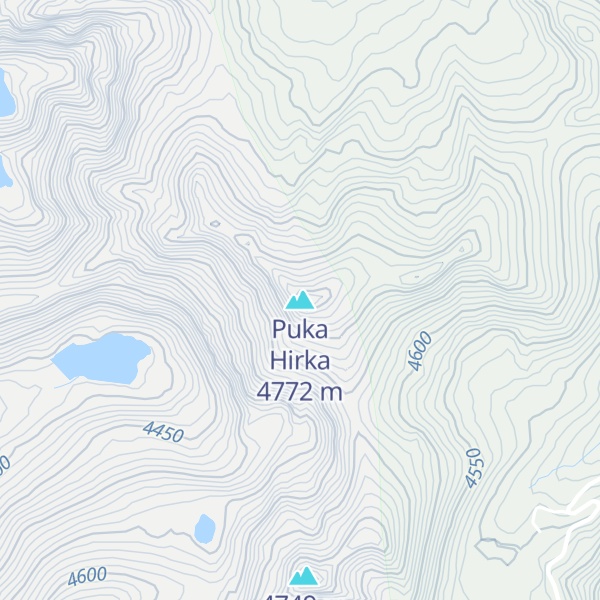 Map of Puka Hirka