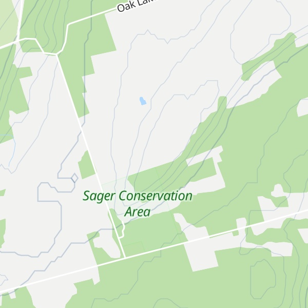 Map of Oak Hills