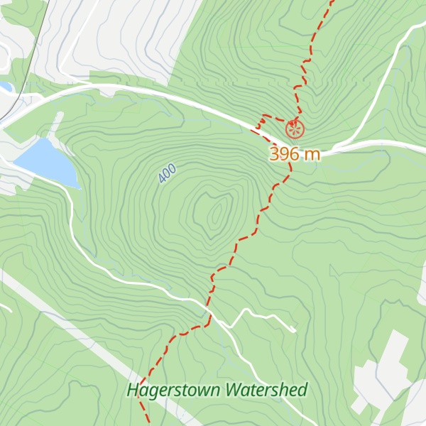 Map of Buzzard Knob