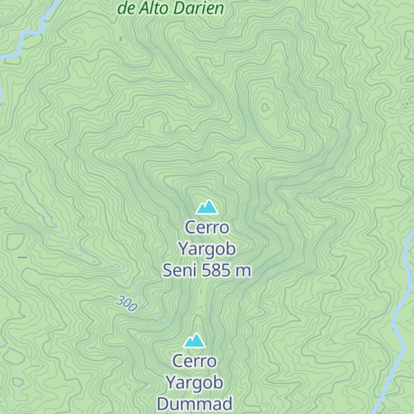 Map of Cerro Yargob Seni