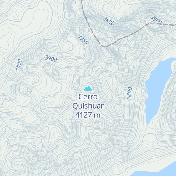 Map of Cerro Quishuar