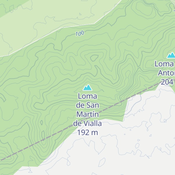 Map of Loma de San Martín de Vialla