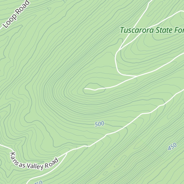 Map of Big Knob