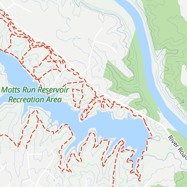 Map of Motts Run Hill