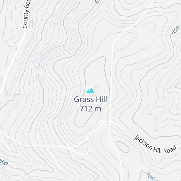 Map of Grass Hill