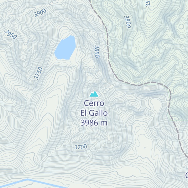 Map of Cerro El Gallo