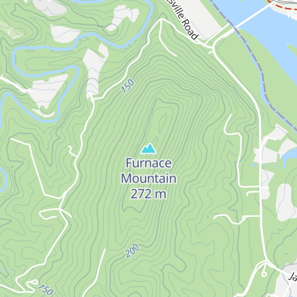Map of Furnace Mountain