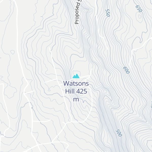Map of Watsons Hill