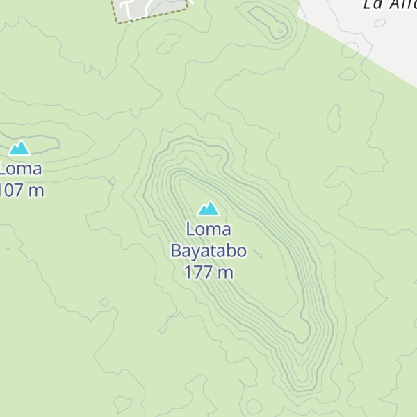 Map of Loma Bayatabo