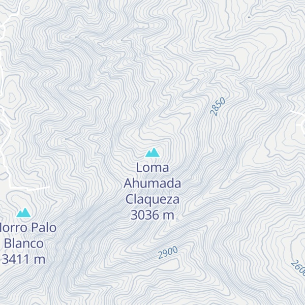Map of Loma Ahumada Claqueza