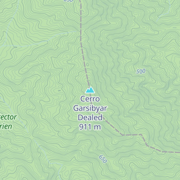 Map of Cerro Garsibyar Dealed