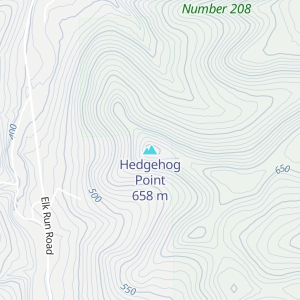 Map of Hedgehog Point