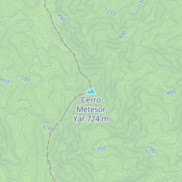 Map of Cerro Metesor Yar