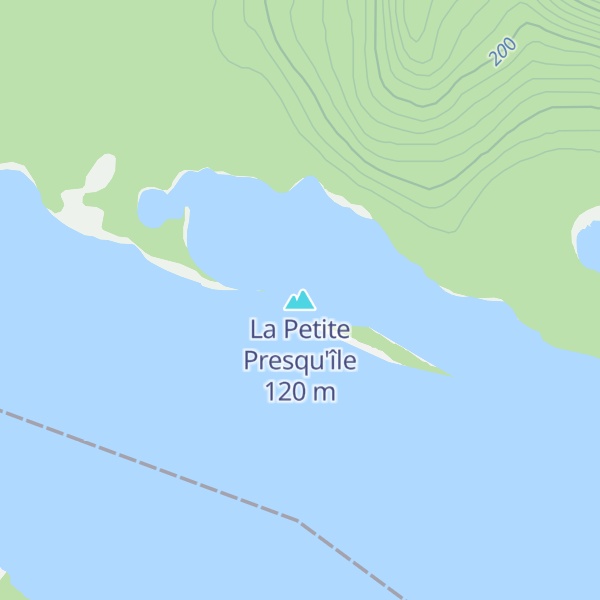 Map of La Petite Presqu'île