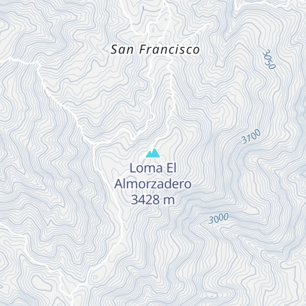 Map of Loma El Almorzadero