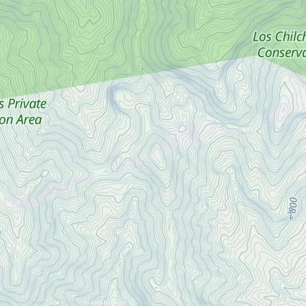 Map of Cerro Corazón