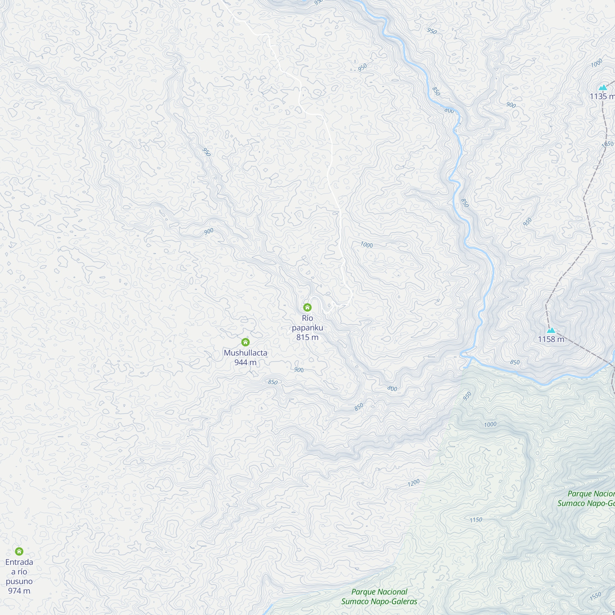 Río papanku map