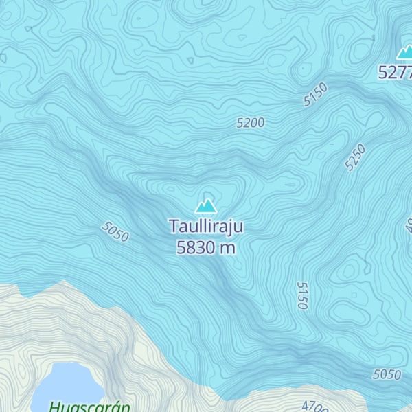 Map of Taulliraju