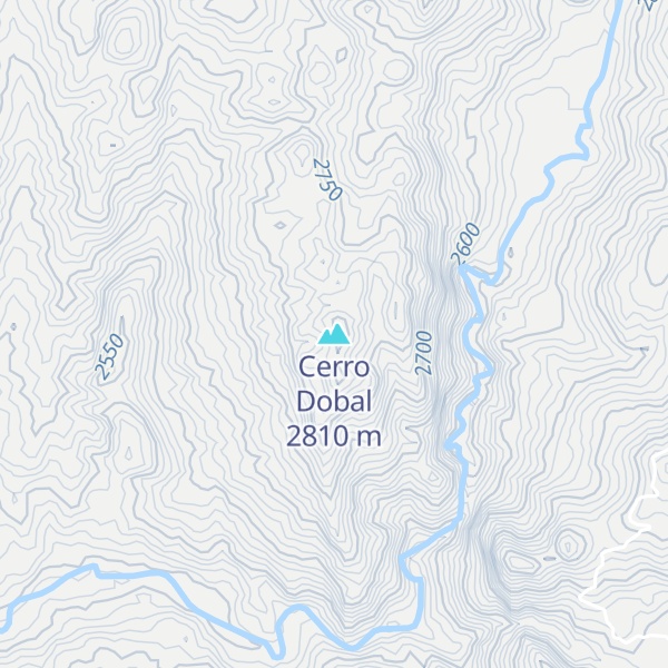 Map of Cerro Dobal
