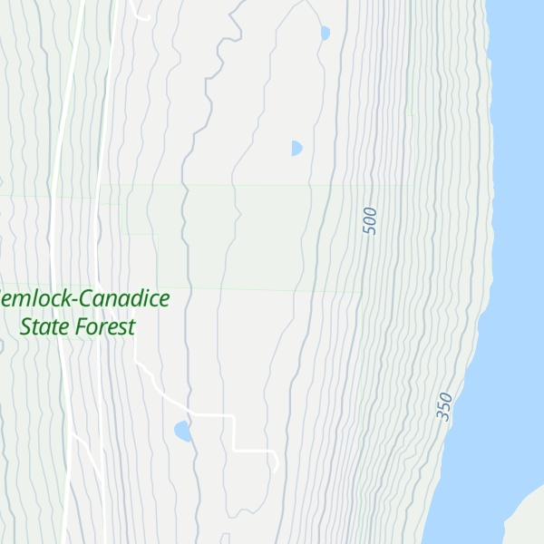 Map of Bald Hill