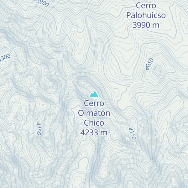 Map of Cerro Olmatón Chico