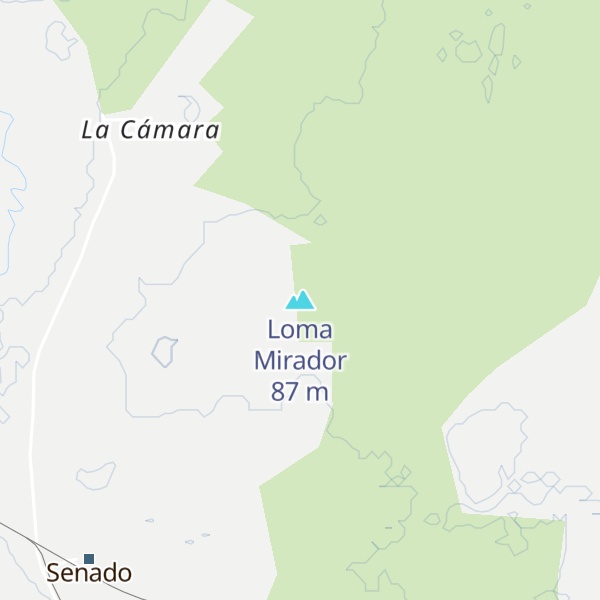 Map of Loma Mirador