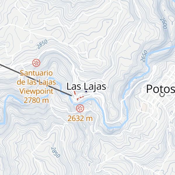 Map of Cabañas