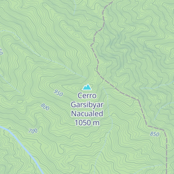 Map of Cerro Garsibyar Nacualed