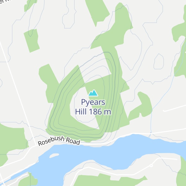 Map of Pyears Hill