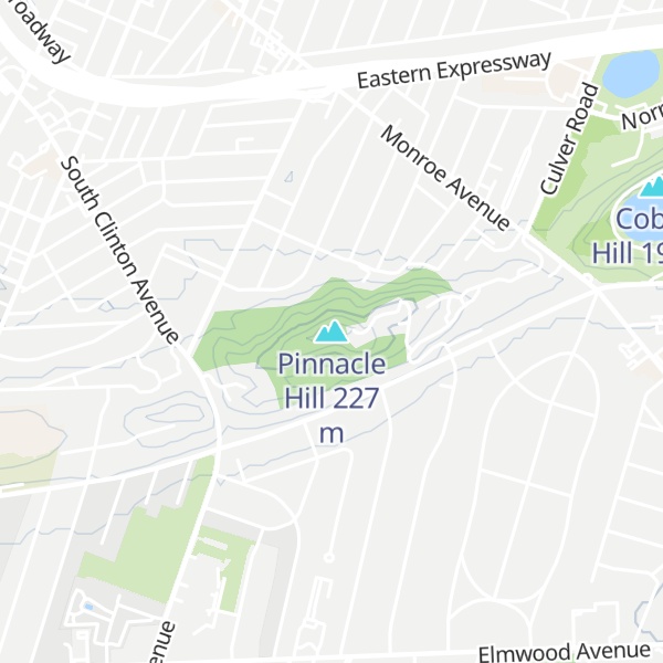 Map of Pinnacle Hill