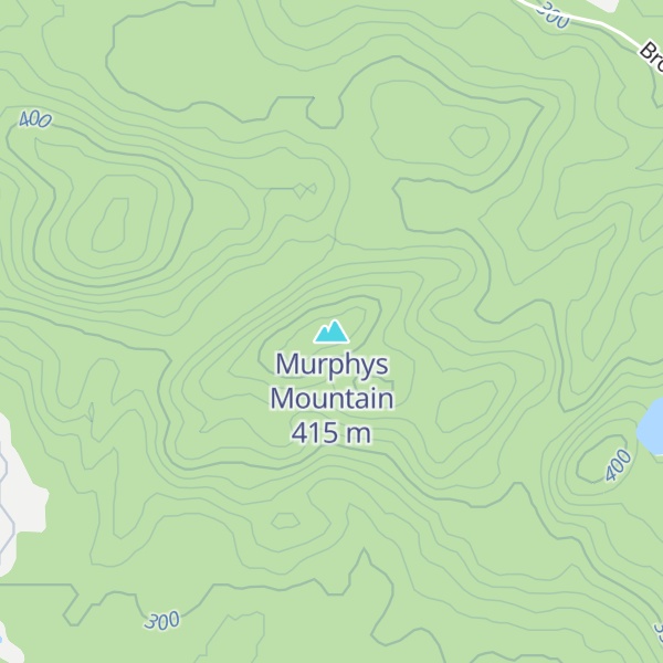 Map of Murphys Mountain