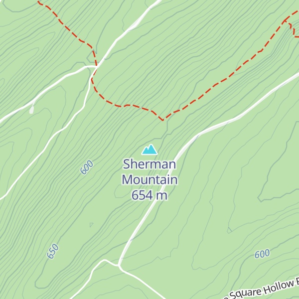 Map of Sherman Mountain