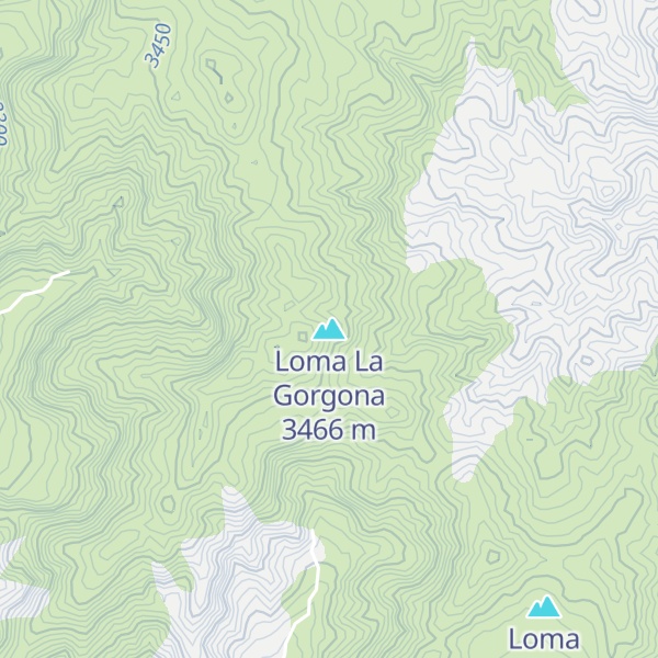 Map of Loma La Gorgona