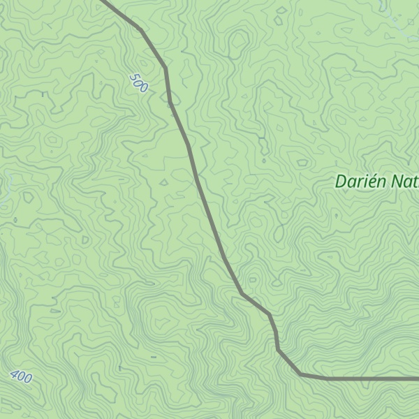 Map of Cerro Mangle