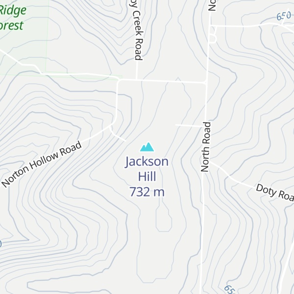 Map of Jackson Hill