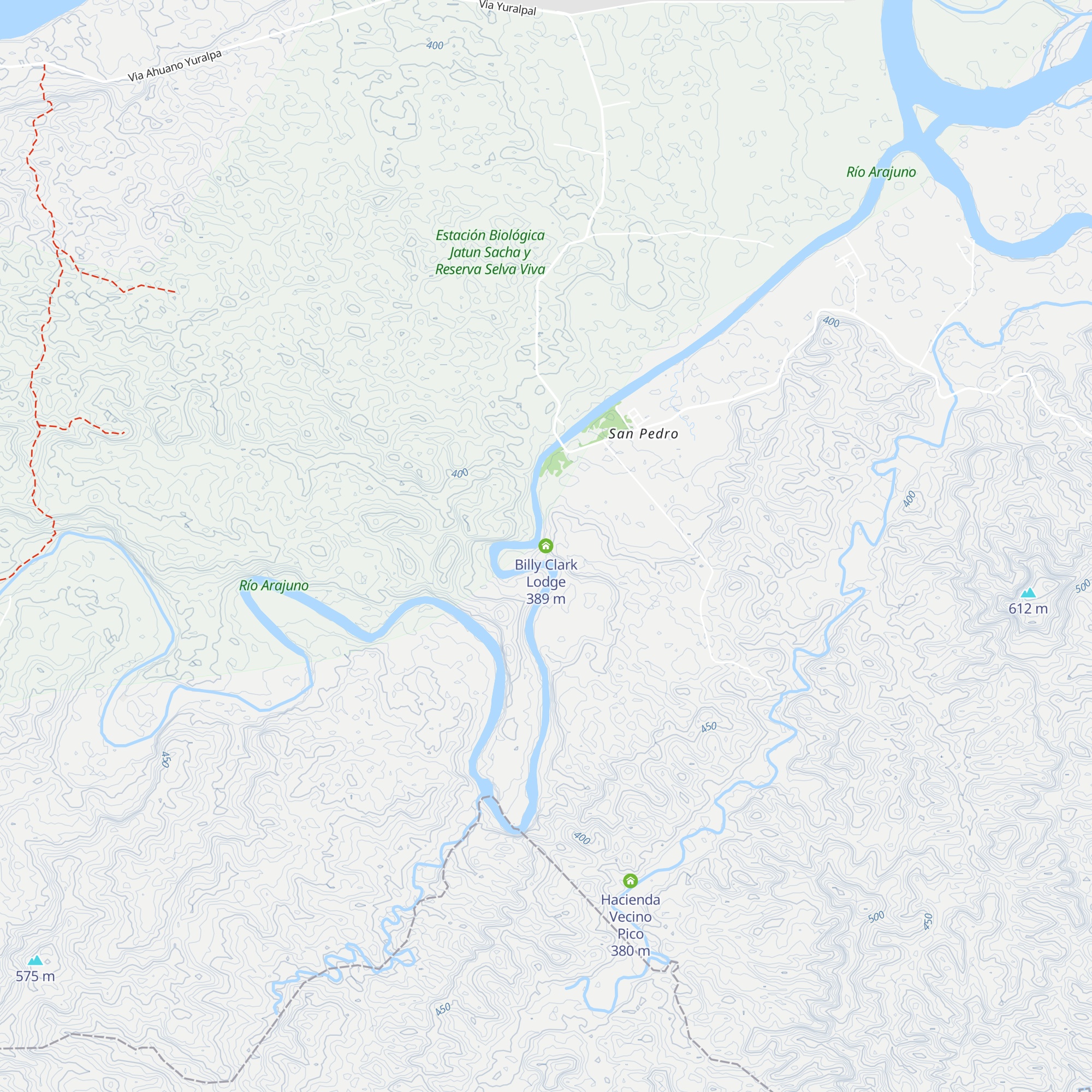 Billy Clark Lodge map