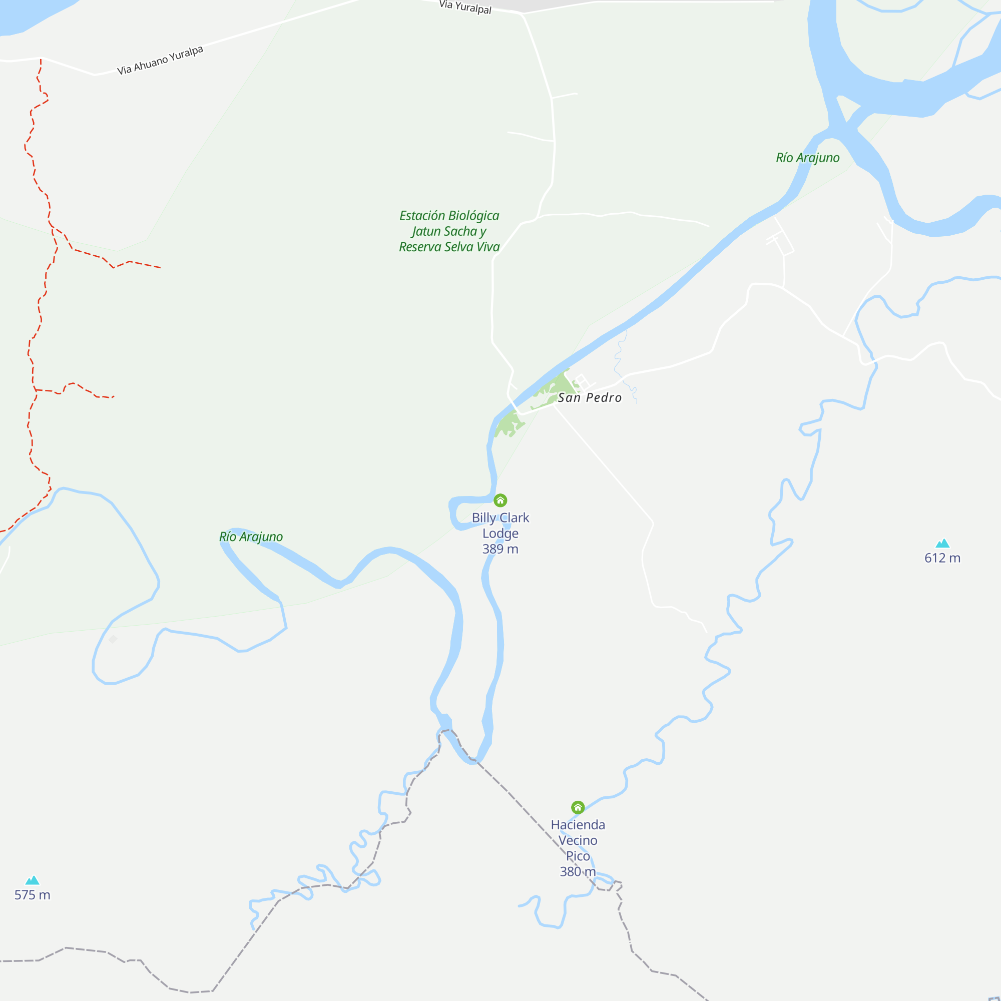 Billy Clark Lodge map