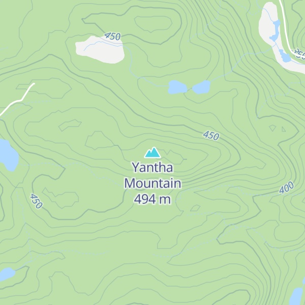 Map of Yantha Mountain