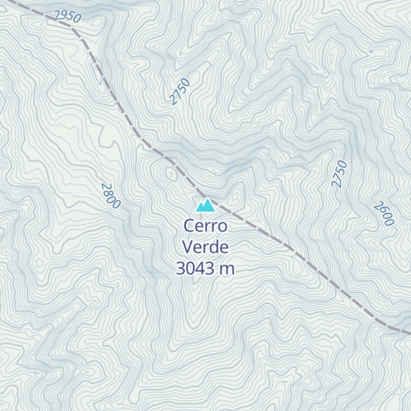 Map of Cerro Verde