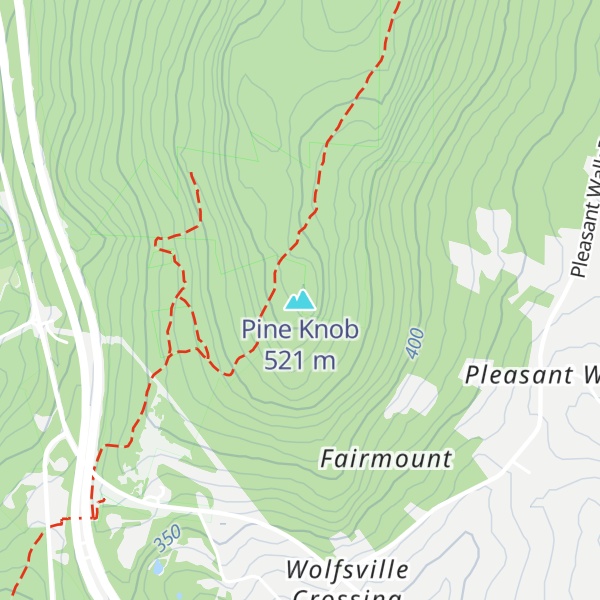 Map of Pine Knob