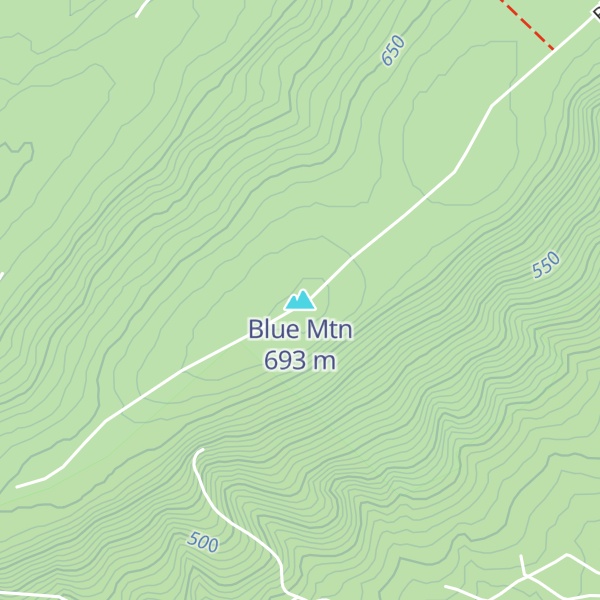 Map of Blue Mtn