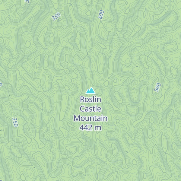 Map of Roslin Castle Mountain