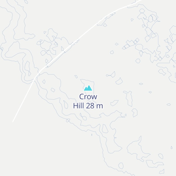 Map of Crow Hill